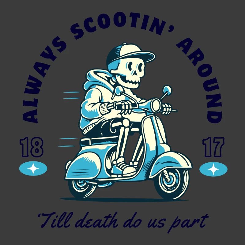 Skeleton sur la conception du scooter