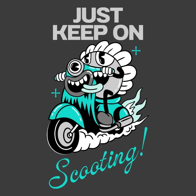 Just Keep On Scooting – Comic Scooter Fun