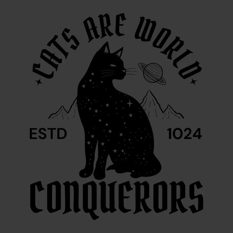 Black Cat Conqueror - Mystical Cat Theme