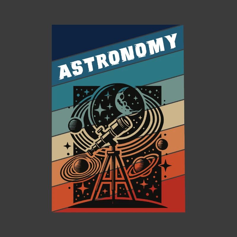 Astronomie Retro Style