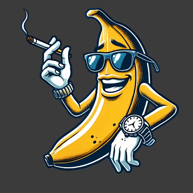 Cool banana with style