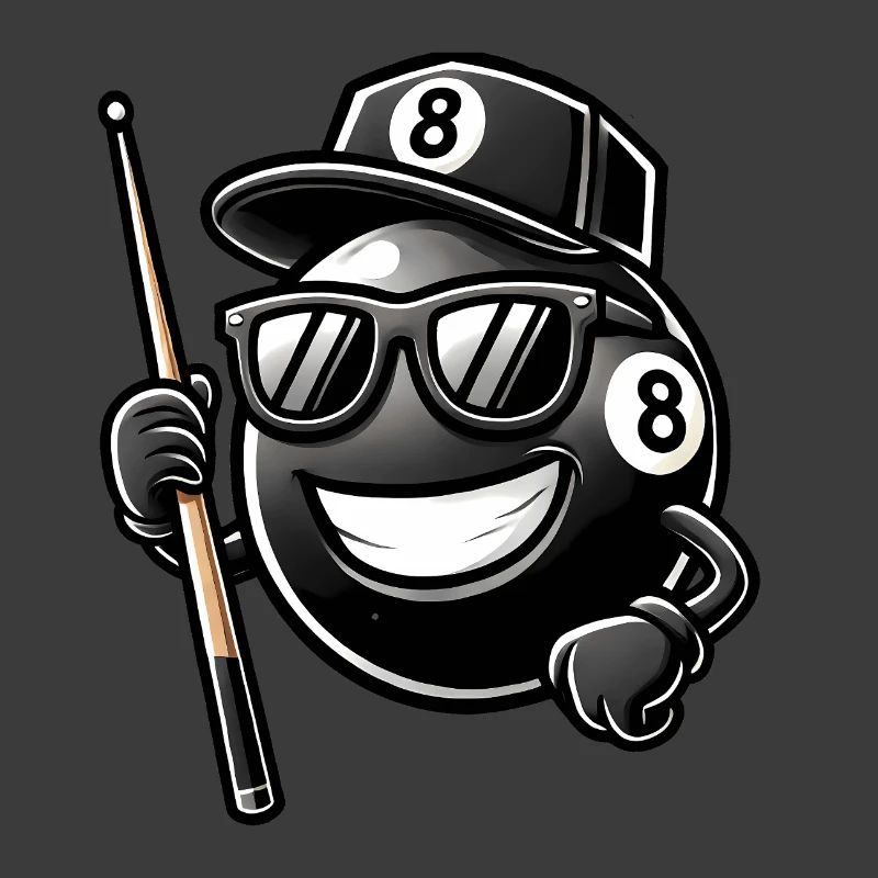 Cooles Billard 8-Ball Design
