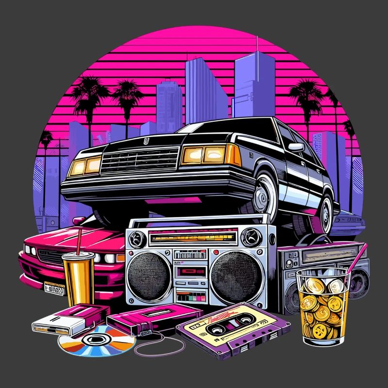 Kompaktkassette Ghettoblaster 90er Retro Geschenk