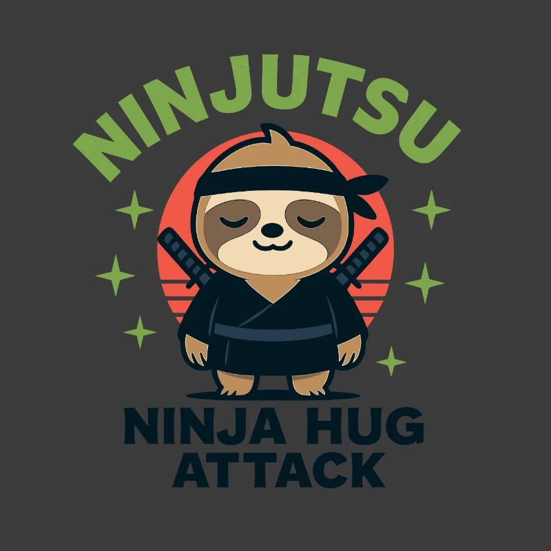Ninja Cuddle Sloth HugAttack