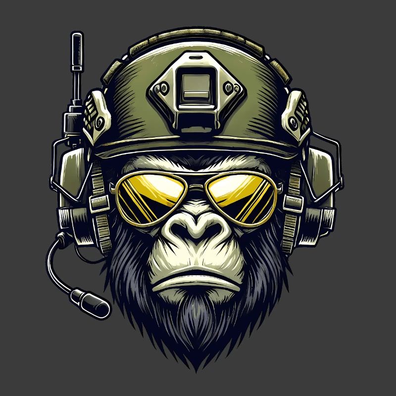 Gorilla Militär Design