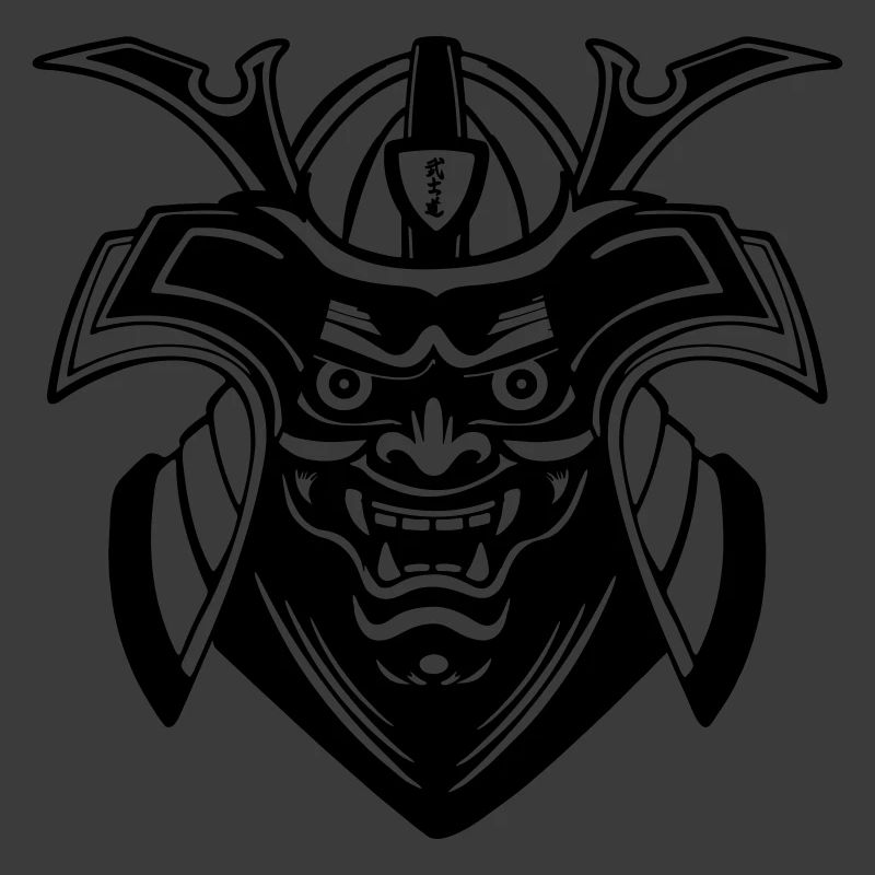 Schatten-Menpō-Masken-Design