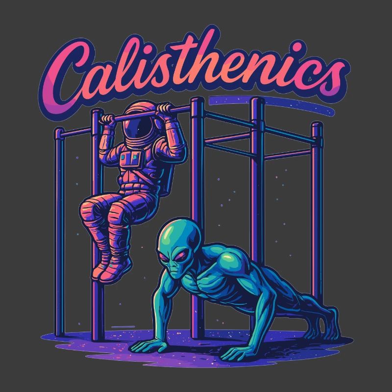Calisthenics Astronaut Alien Pull-ups Gift
