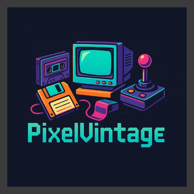 Retro-Computer und Pixel-Konsole