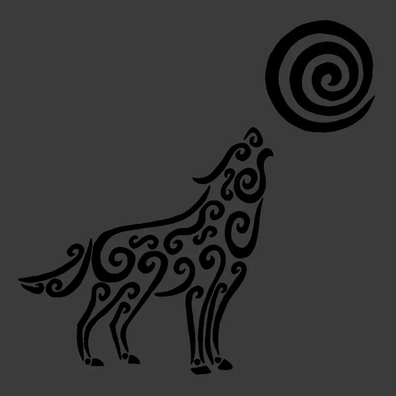 The Black Wolf and the Moon