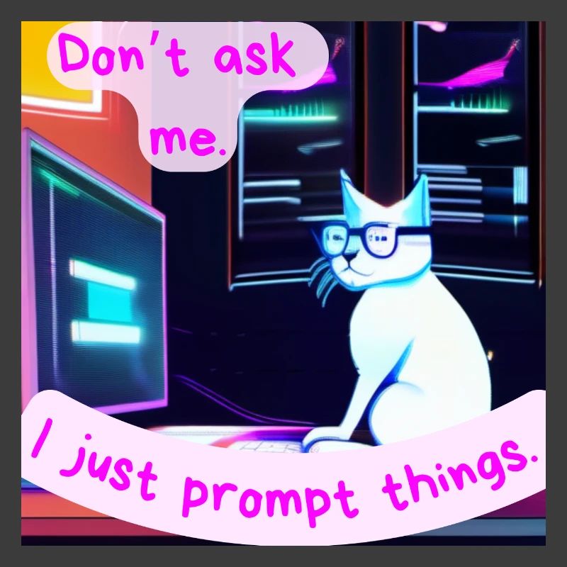 Don't Ask Me, I Just Prompt Things – Grumpy AI Cat