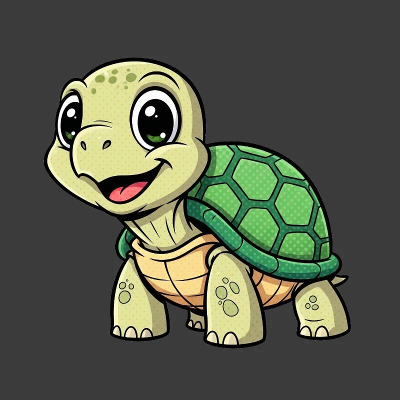 Niedliche Schildkrötenanimation