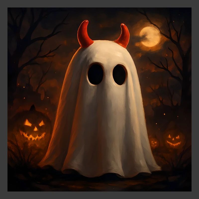 Spooky Devil Ghosts Halloween Gift