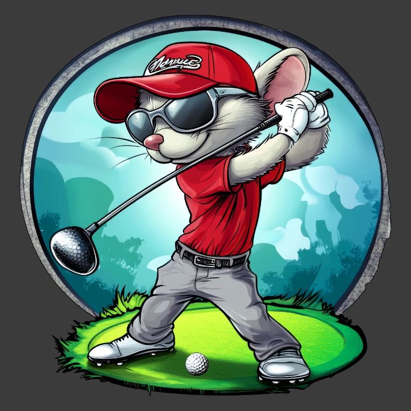 Mäuse Golfer / Golf Maus