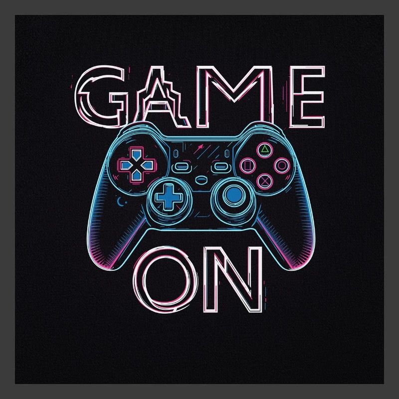 Neon Gaming Controller Design