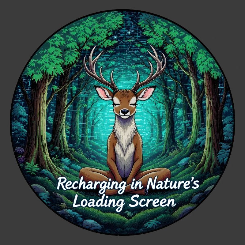 Mystic Forest Deer with Loading Screen
