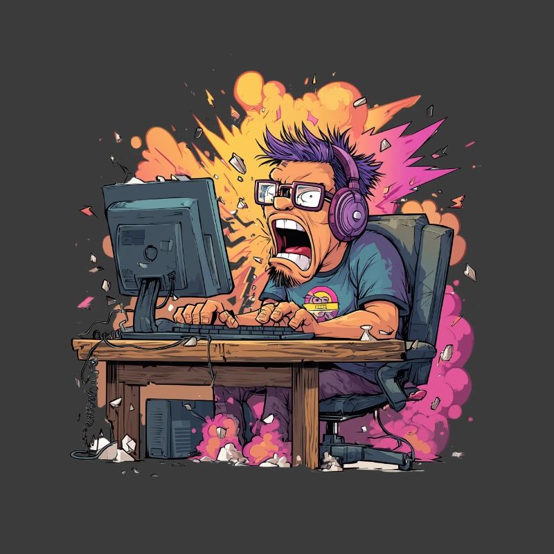 Gaming Rage Explosion – Zocker im Rage Mode