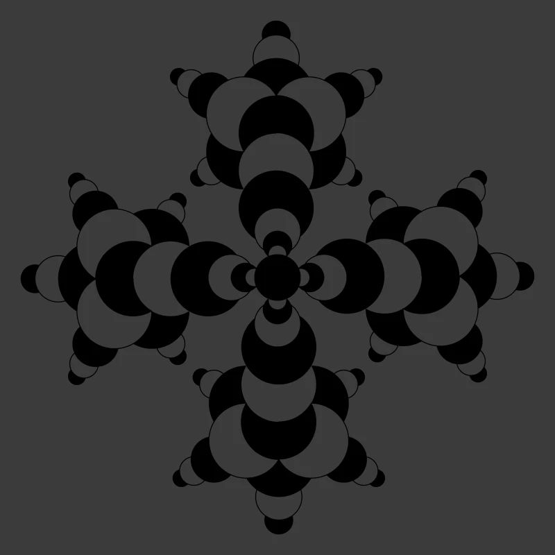Fractal Molecule Crop Circle