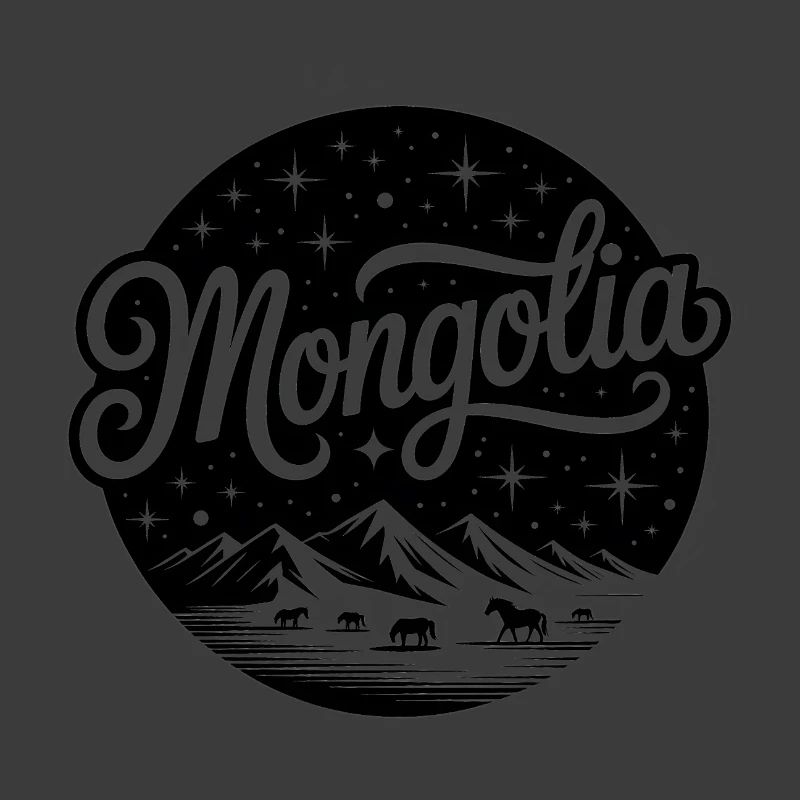 Mongolei - Souvenir-Design