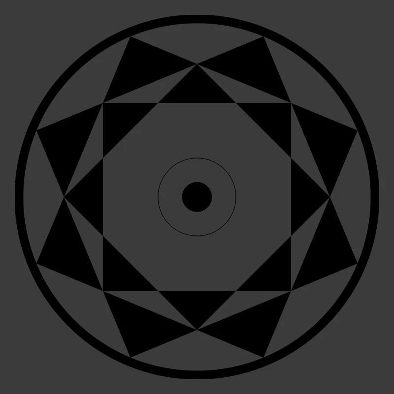 Geometrisches Stern-Mandala-Design