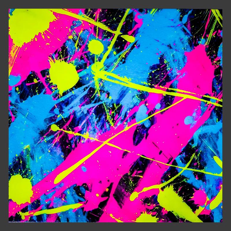 Abstrakter Neonfarbfleck