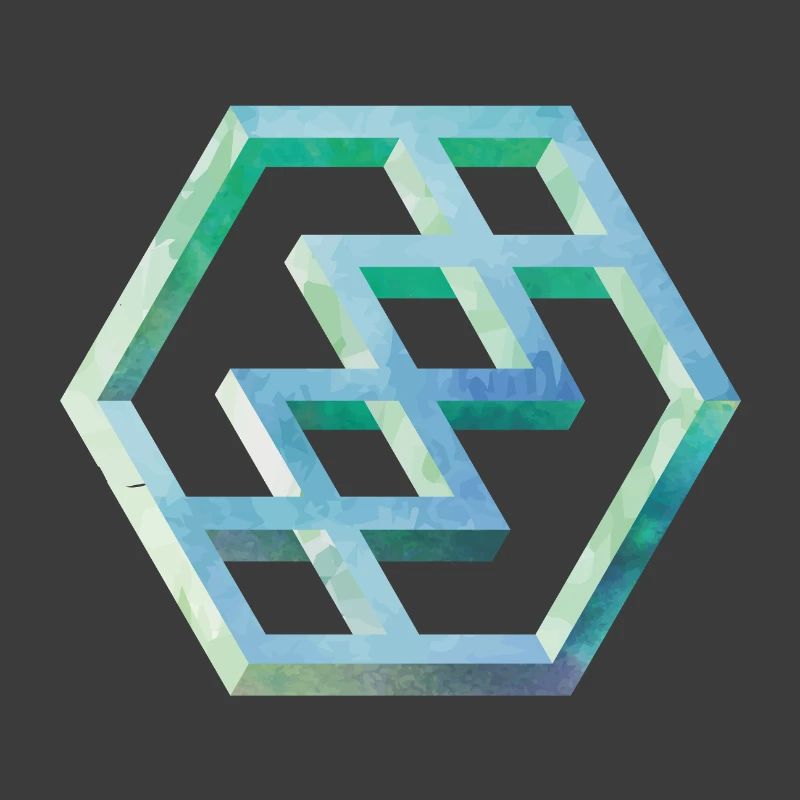 Geometrisches Hexagon Muster Kunst