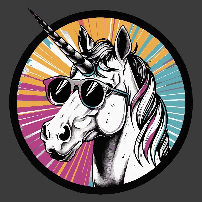  Einhorn mit Sonnenbrille