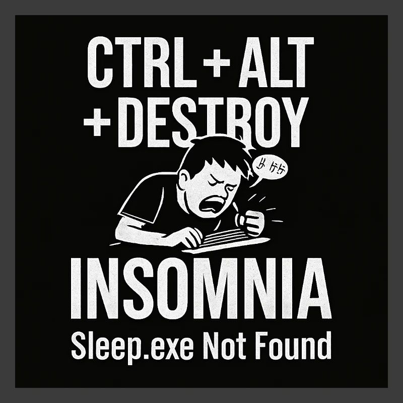 Insomnia Meme Graphic Tee