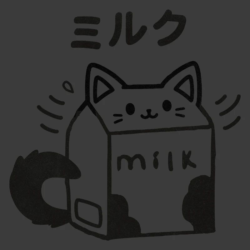 Kawaii Milch Kätzchen