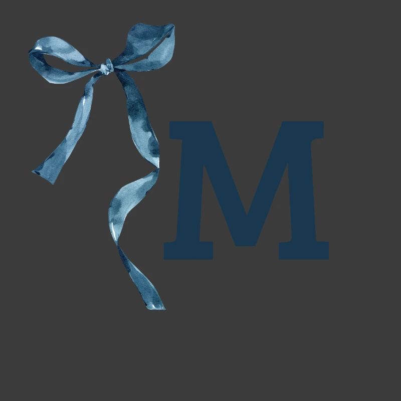 Monogramm m Geschenkidee