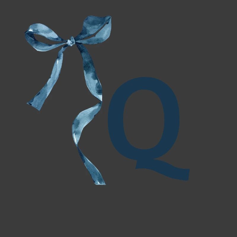 Monogram q Geschenkidee