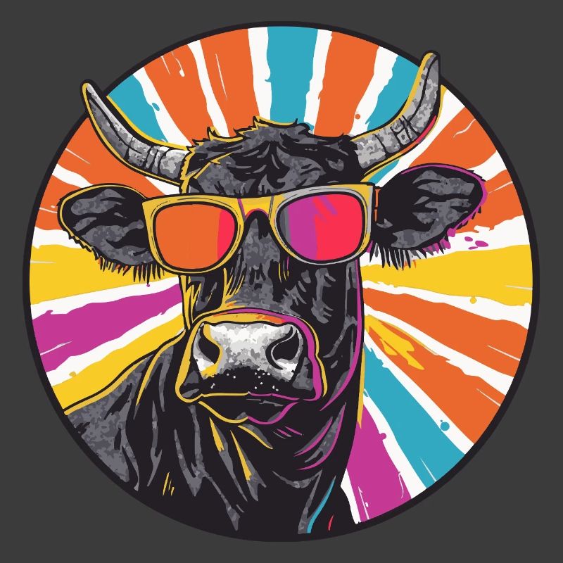  Bullen mit Sonnenbrille