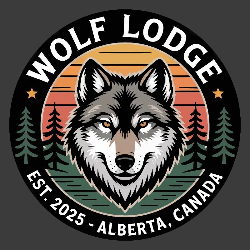 Wolf Lodge Alberta Emblem