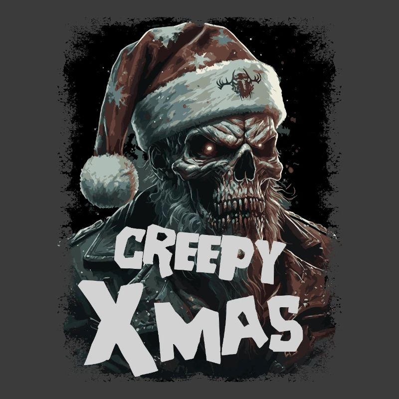 Zombie mit Weihnachtsmütze