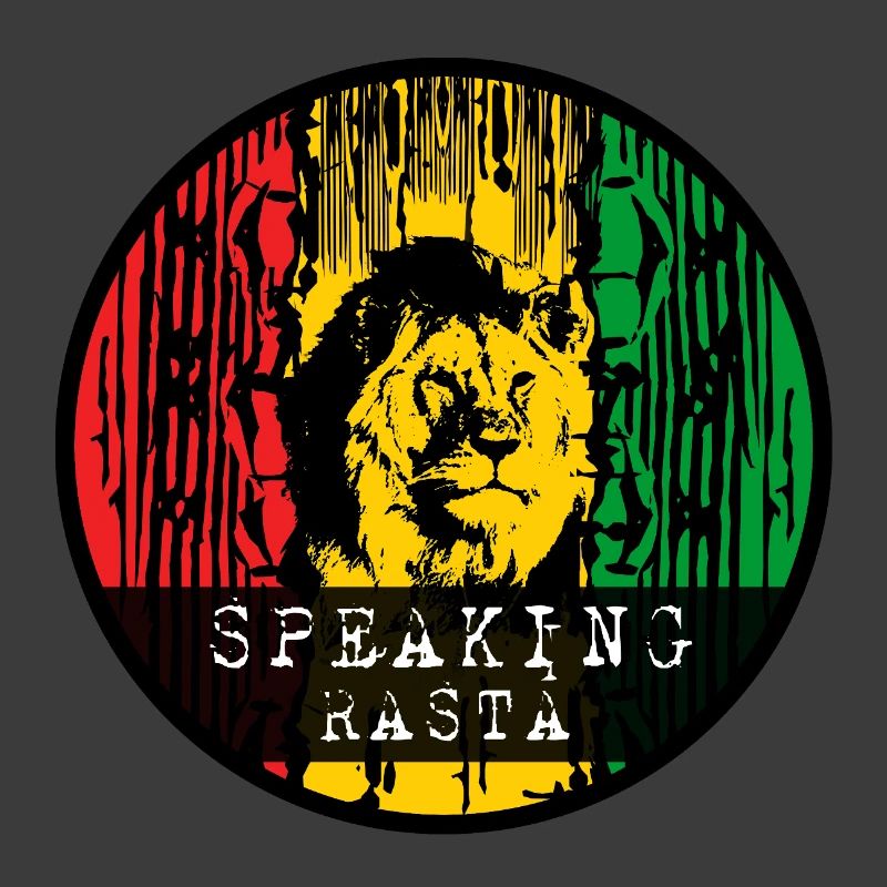 Löwe im Rasta Stil