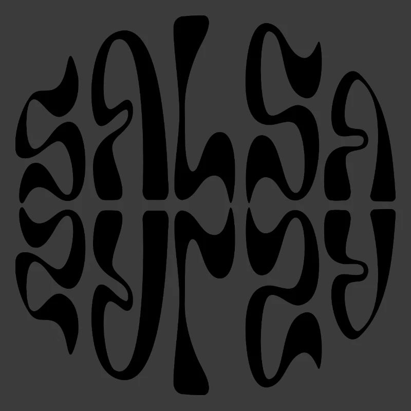 Typografisches Salsa-Logo-Design