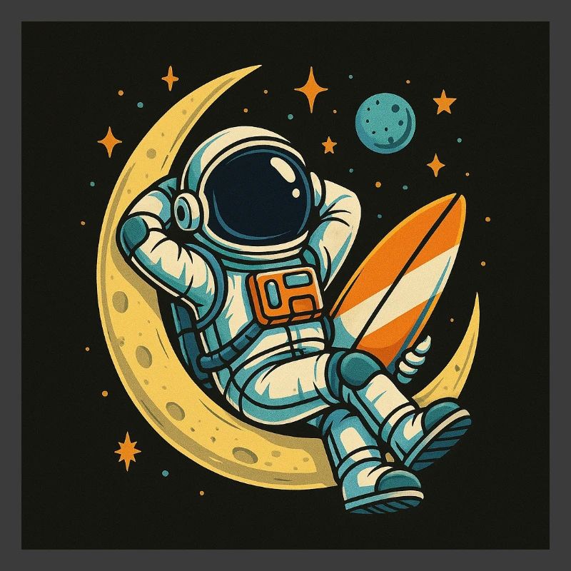 Mondkosmos Astro Surfer