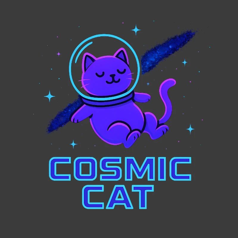 Kosmische Katze Neon