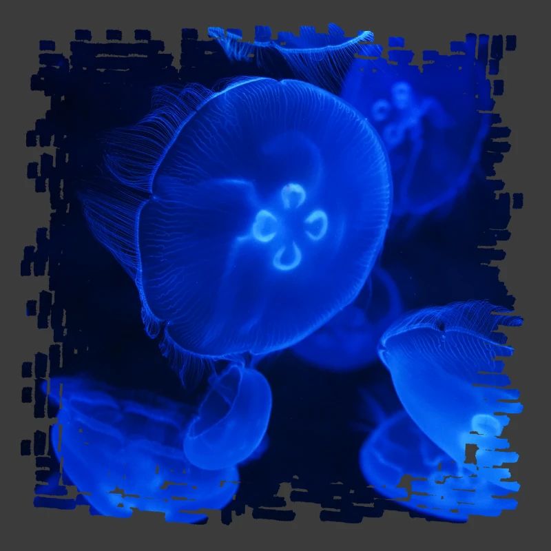 Neonquallen Unterwasserzauber