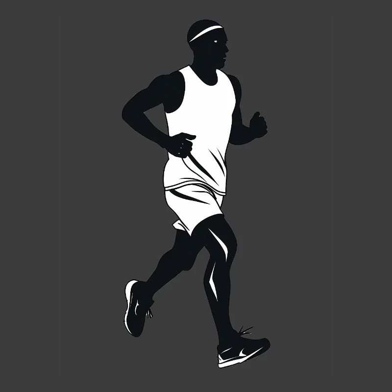 Coureur - Logo Cool Silhouette