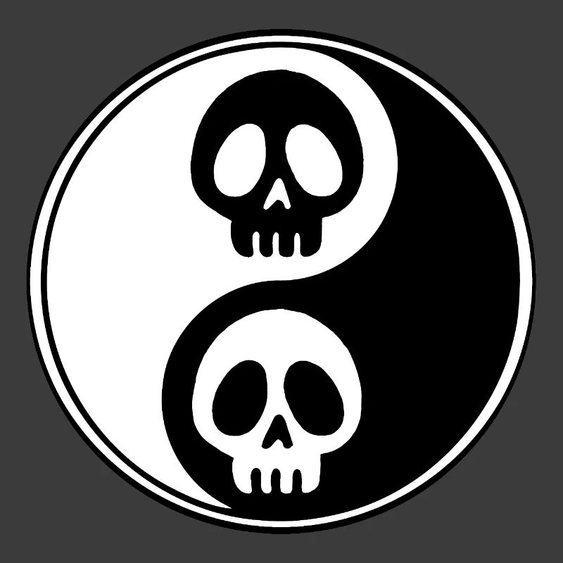 Yin- und Yang-Schädel