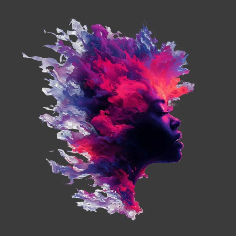 Fiery_Nebula_Woman_Profile_Silhouette