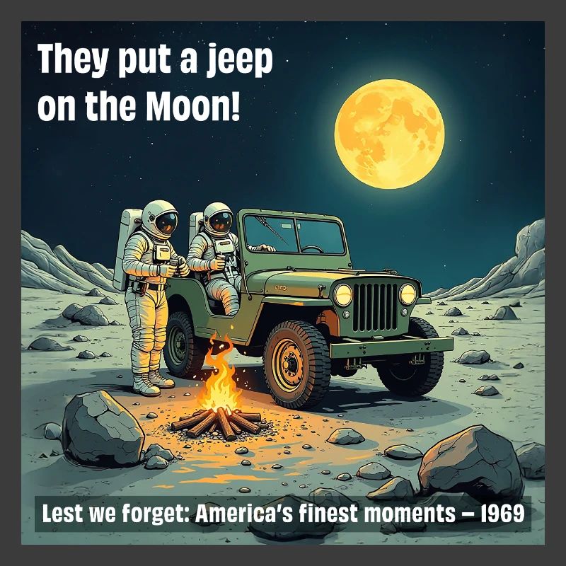 Mond Jeep Abenteuer 1969