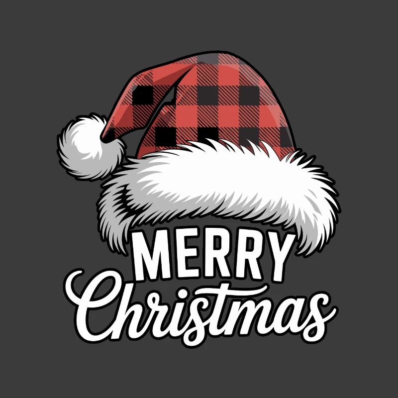 Plaid Santa Weihnachtsdesign