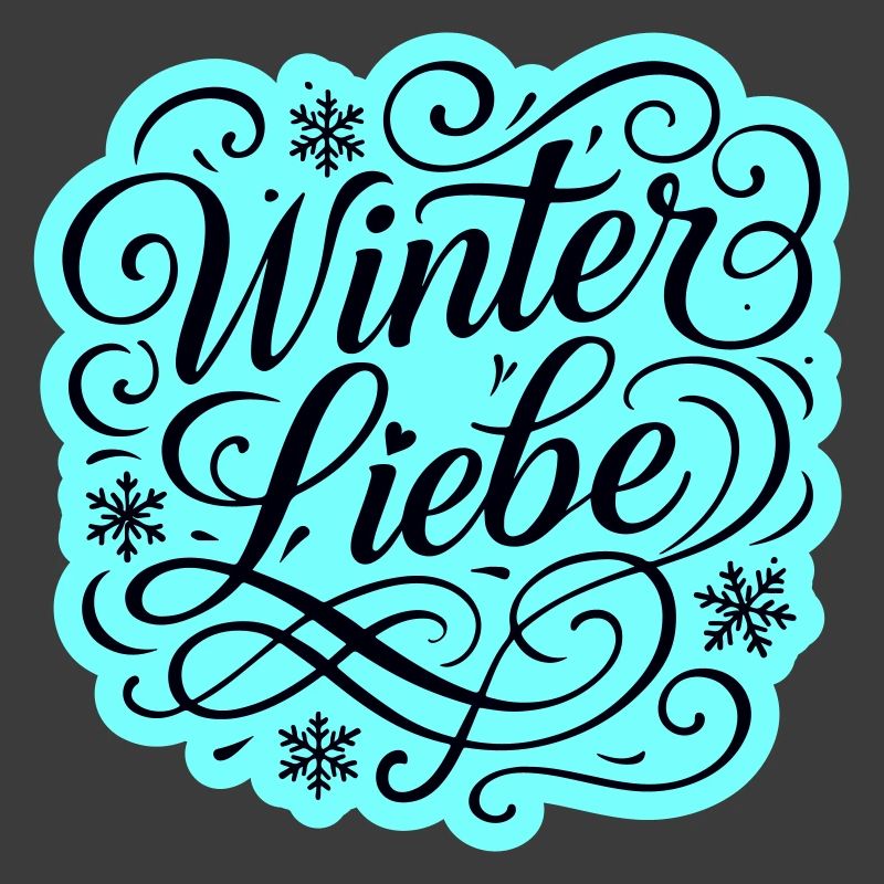 Winter Liebe Herz Winterlich