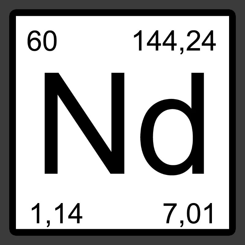 Neodym Symbol Minimalkunst
