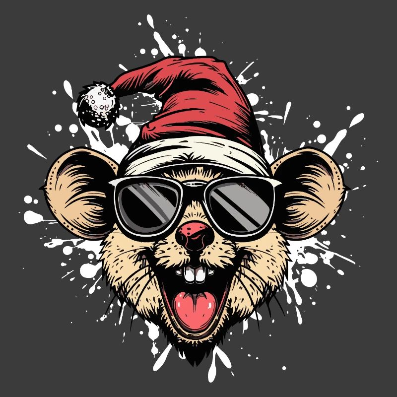 Mouse Christmas Funny