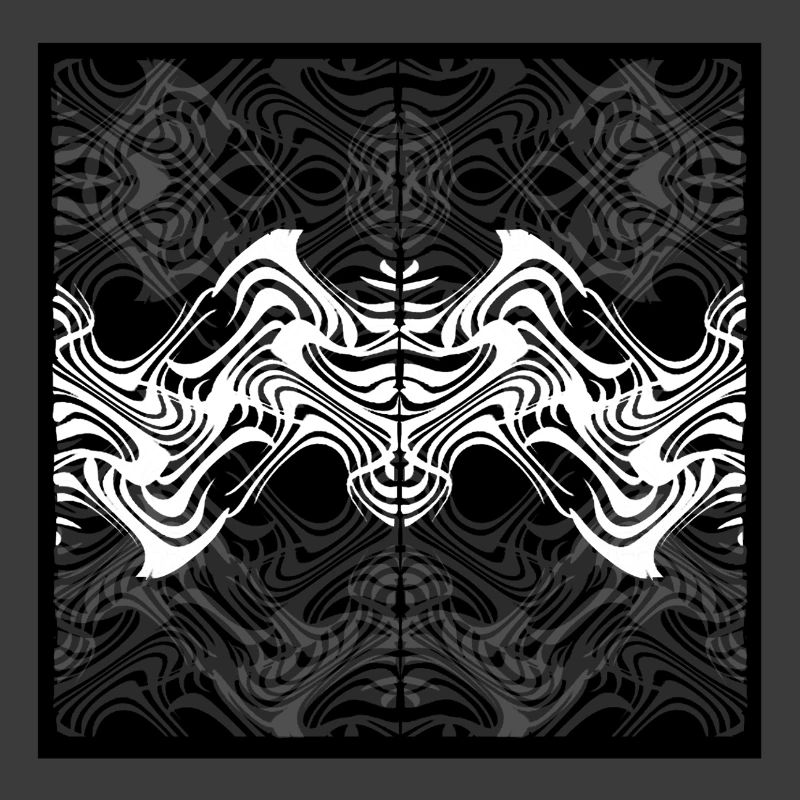 Spiegelnde Spiralmuster