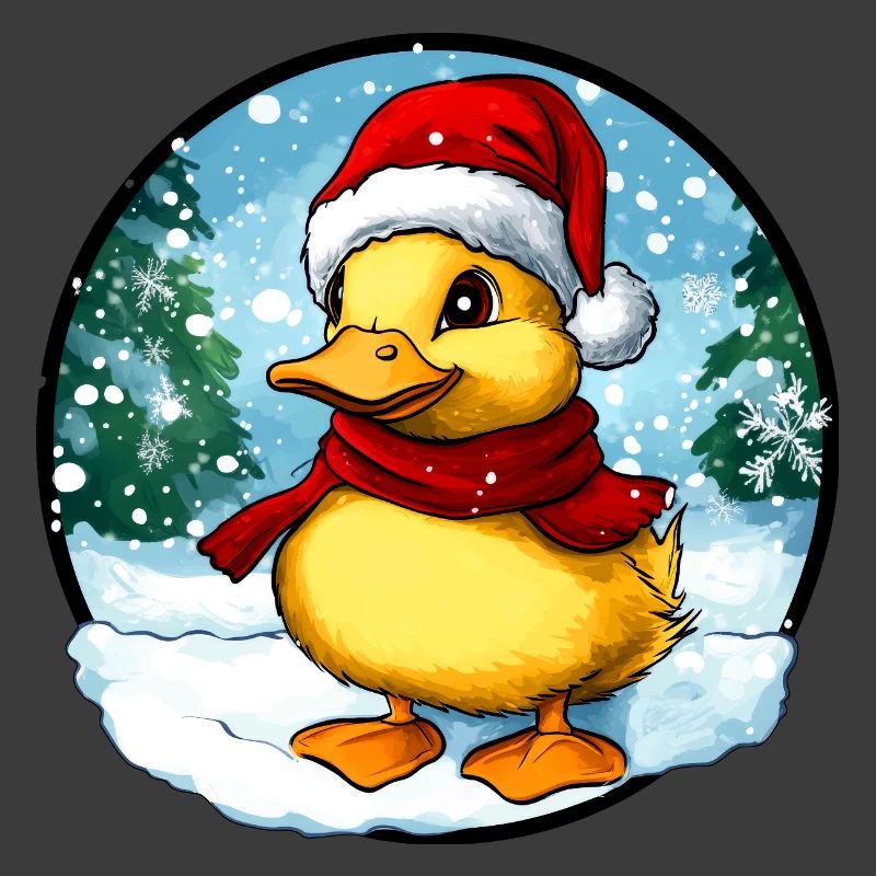 Weihnachtsmann Entchen