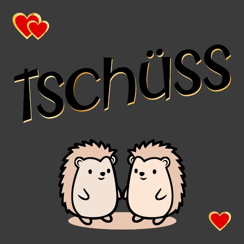 Abschied Kollegen Tschüss Igel
