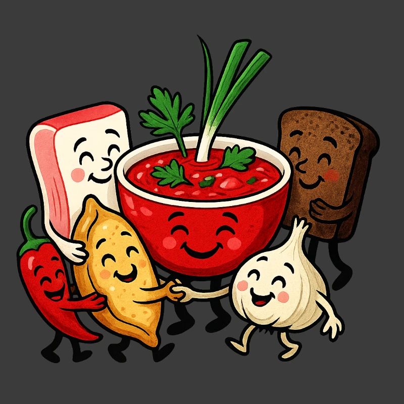Bunter Borsch Freundschaft